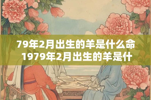 79年2月出生的羊是什么命 1979年2月出生的羊是什么命