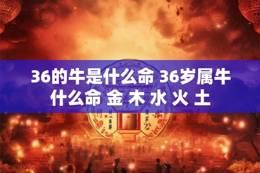 36的牛是什么命 36岁属牛什么命 金 木 水 火 土