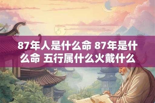 87年人是什么命 87年是什么命 五行属什么火戴什么五行