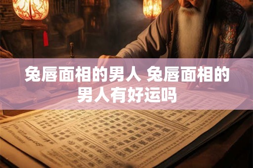兔唇面相的男人 兔唇面相的男人有好运吗