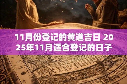 11月份登记的黄道吉日 2025年11月适合登记的日子一览表