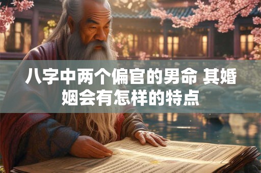 八字中两个偏官的男命 其婚姻会有怎样的特点