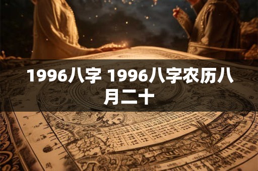 1996八字 1996八字农历八月二十