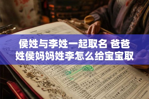侯姓与李姓一起取名 爸爸姓侯妈妈姓李怎么给宝宝取名