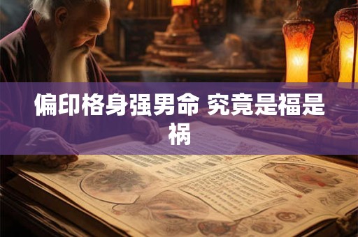 偏印格身强男命 究竟是福是祸