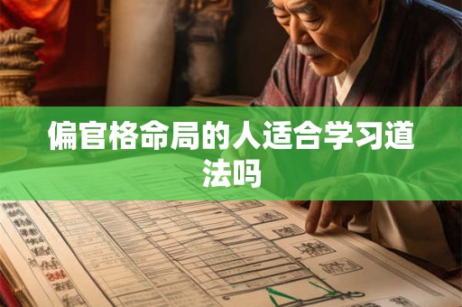 偏官格命局的人适合学习道法吗