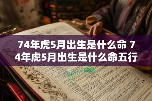 74年虎5月出生是什么命 74年虎5月出生是什么命五行属性
