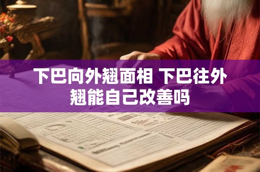 下巴向外翘面相 下巴往外翘能自己改善吗