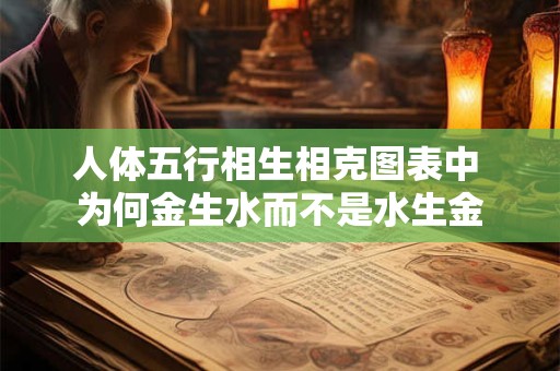 人体五行相生相克图表中 为何金生水而不是水生金