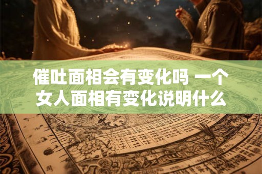 催吐面相会有变化吗 一个女人面相有变化说明什么