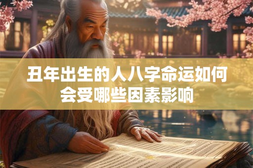 丑年出生的人八字命运如何会受哪些因素影响