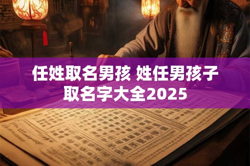 任姓取名男孩 姓任男孩子取名字大全2025