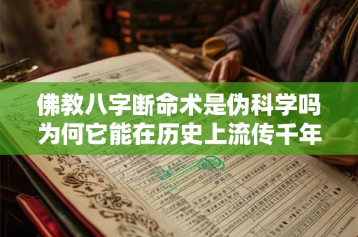 佛教八字断命术是伪科学吗为何它能在历史上流传千年