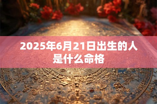 2025年6月21日出生的人是什么命格