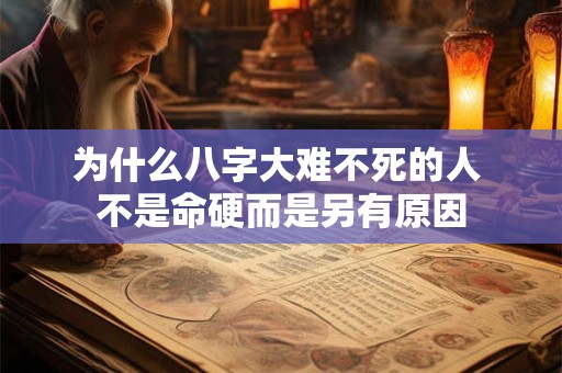 为什么八字大难不死的人 不是命硬而是另有原因