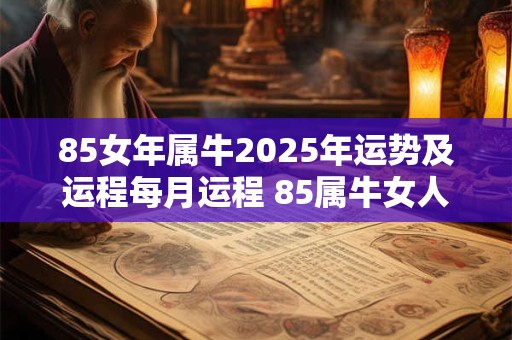 85女年属牛2025年运势及运程每月运程 85属牛女人2025年全年运势详解