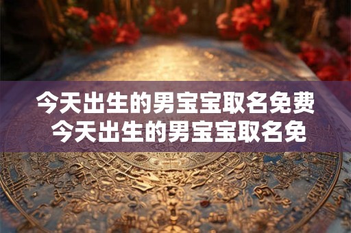 今天出生的男宝宝取名免费 今天出生的男宝宝取名免费起名字