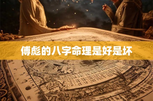 傅彪的八字命理是好是坏