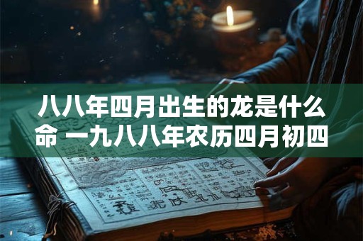 八八年四月出生的龙是什么命 一九八八年农历四月初四是什么星座 八八年四月出生的龙是什么命 一九八八年农历四月初四是什么星座
