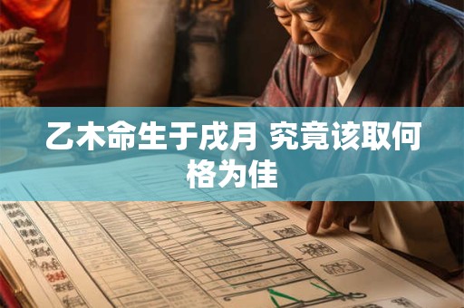 乙木命生于戌月 究竟该取何格为佳