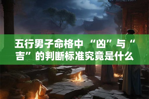 五行男子命格中 “凶”与“吉”的判断标准究竟是什么