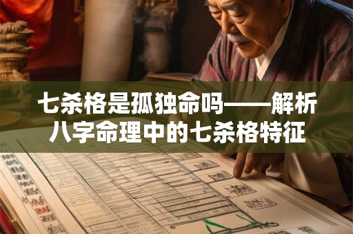七杀格是孤独命吗——解析八字命理中的七杀格特征