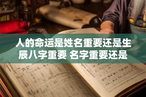 人的命运是姓名重要还是生辰八字重要 名字重要还是八字重要哪个决定命运的