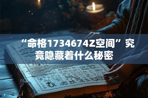 “命格1734674Z空间”究竟隐藏着什么秘密