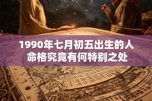 1990年七月初五出生的人 命格究竟有何特别之处