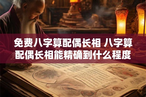 免费八字算配偶长相 八字算配偶长相能精确到什么程度