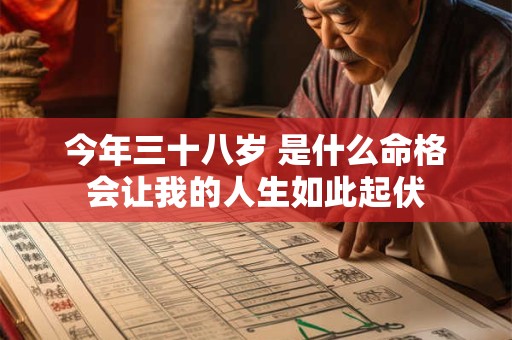 详细阅读:今年三十八岁 是什么命格会让我的人生如此起伏 今年三十八岁 是什么命格会让我的人生如此起伏