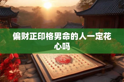 偏财正印格男命的人一定花心吗