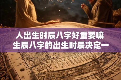 人出生时辰八字好重要嘛 生辰八字的出生时辰决定一生命运