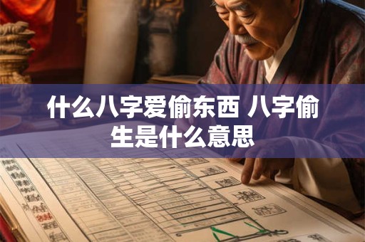 什么八字爱偷东西 八字偷生是什么意思