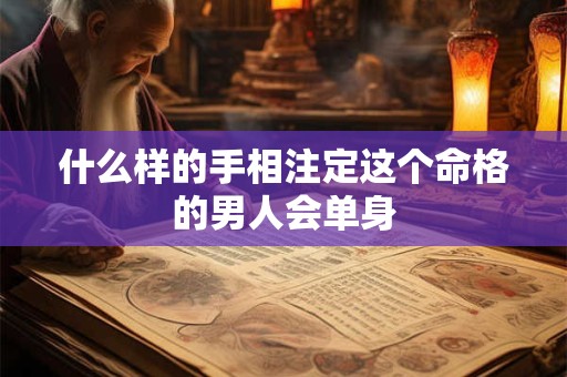 什么样的手相注定这个命格的男人会单身