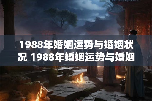 1988年婚姻运势与婚姻状况 1988年婚姻运势与婚姻状况怎么样