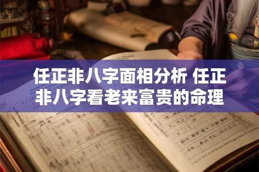 任正非八字面相分析 任正非八字看老来富贵的命理
