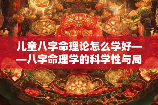 儿童八字命理论怎么学好——八字命理学的科学性与局限性