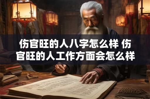 伤官旺的人八字怎么样 伤官旺的人工作方面会怎么样