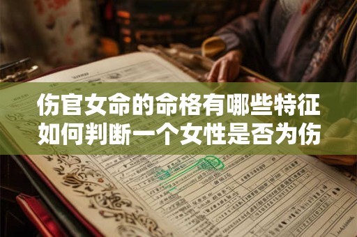 伤官女命的命格有哪些特征如何判断一个女性是否为伤官女命 伤官女命的命格有哪些特征如何判断一个女性是否为伤官女命