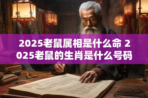 2026老鼠属相是什么命 2026老鼠的生肖是什么号码