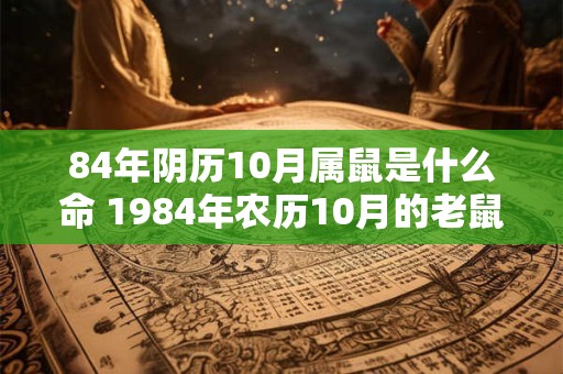 84年阴历10月属鼠是什么命 1984年农历10月的老鼠好不好 84年阴历10月属鼠是什么命 1984年农历10月的老鼠好不好