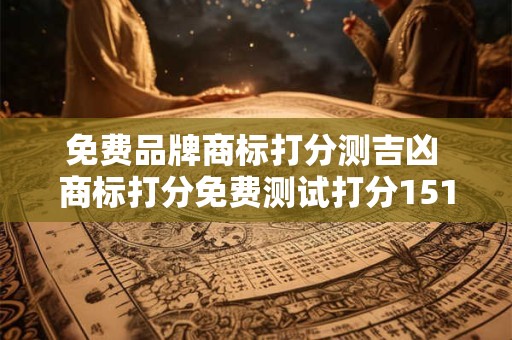 免费品牌商标打分测吉凶 商标打分免费测试打分1518