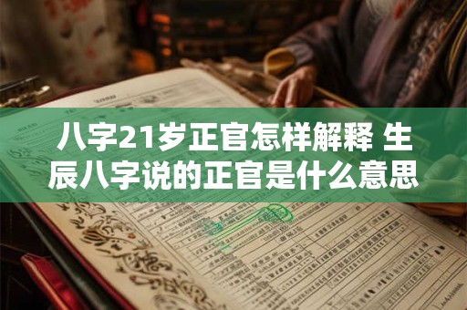 八字21岁正官怎样解释 生辰八字说的正官是什么意思啊