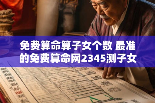 免费算命算子女个数 最准的免费算命网2345测子女缘