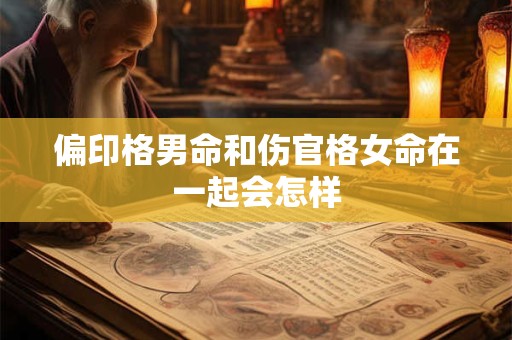偏印格男命和伤官格女命在一起会怎样
