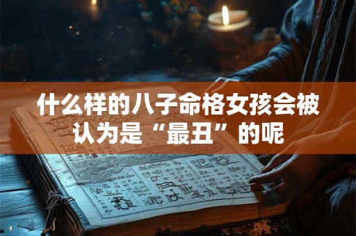 什么样的八子命格女孩会被认为是“最丑”的呢