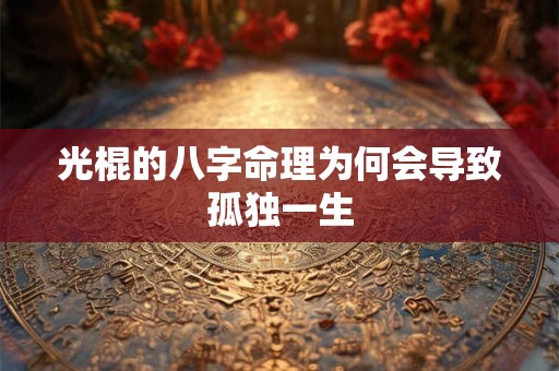 光棍的八字命理为何会导致孤独一生