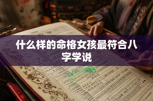 什么样的命格女孩最符合八字学说