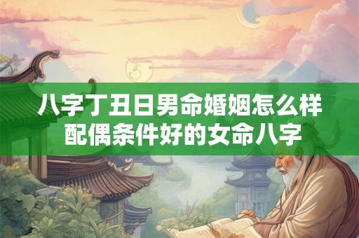 八字丁丑日男命婚姻怎么样 配偶条件好的女命八字